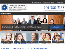 Tablet Screenshot of cosmeticdentistryhoboken.com